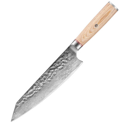 Damascus Steel Hand Kitchen Knife - Premium Quality Blade