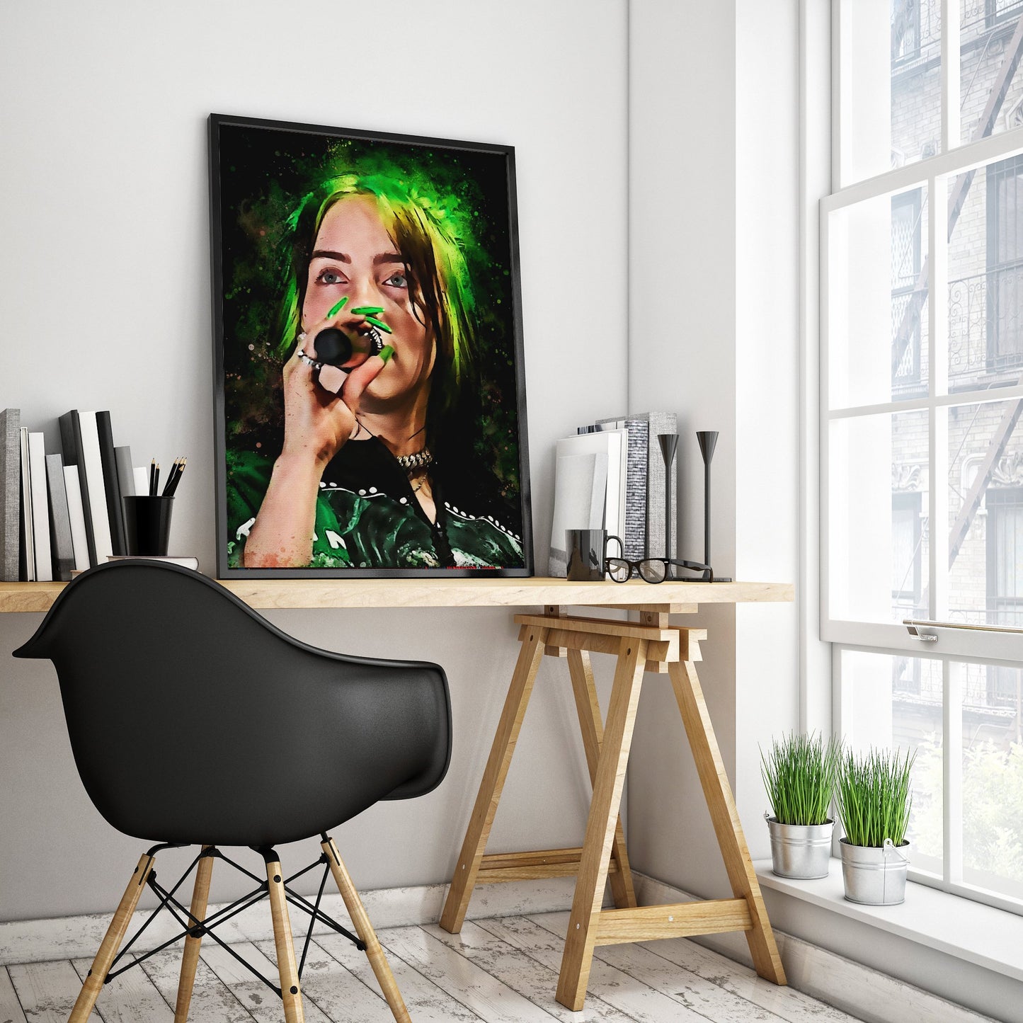 Billie Eilish Poster on Premium Satin Paper Quality Print