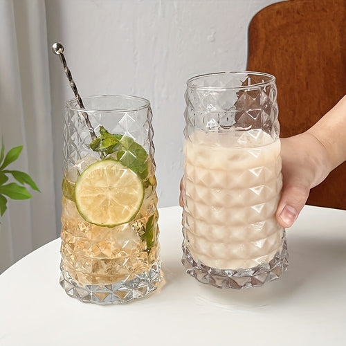 2pcs Multifunctional Glass Drinking Cups Lead-free Insulation