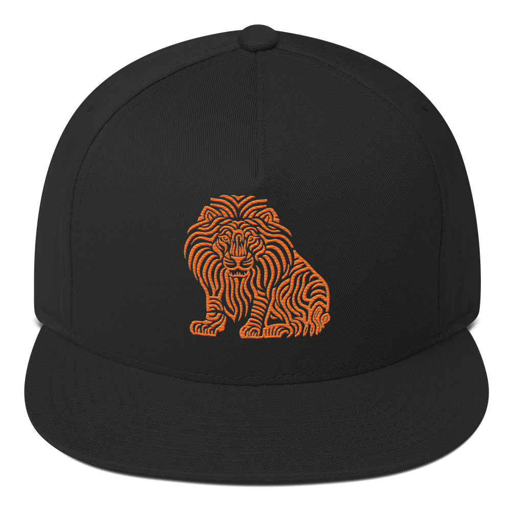 Lion Flat Bill Cap  - Korea  - StyleMZ