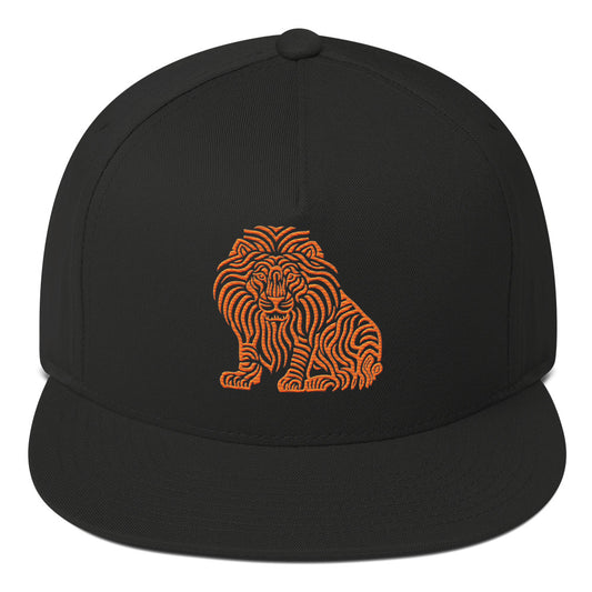 Lion Flat Bill Cap  - Korea  - StyleMZ