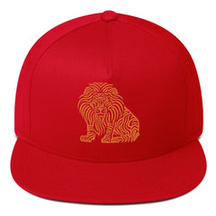 Lion Flat Bill Cap  - Korea  - StyleMZ