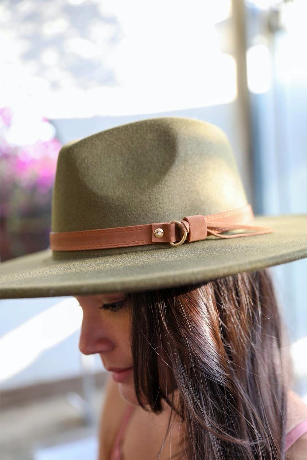 Stylish Flat Brim Buckle Hat for All-Day Comfort