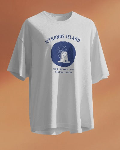 Mykonos Island Unisex Jersey Short Sleeve Tee