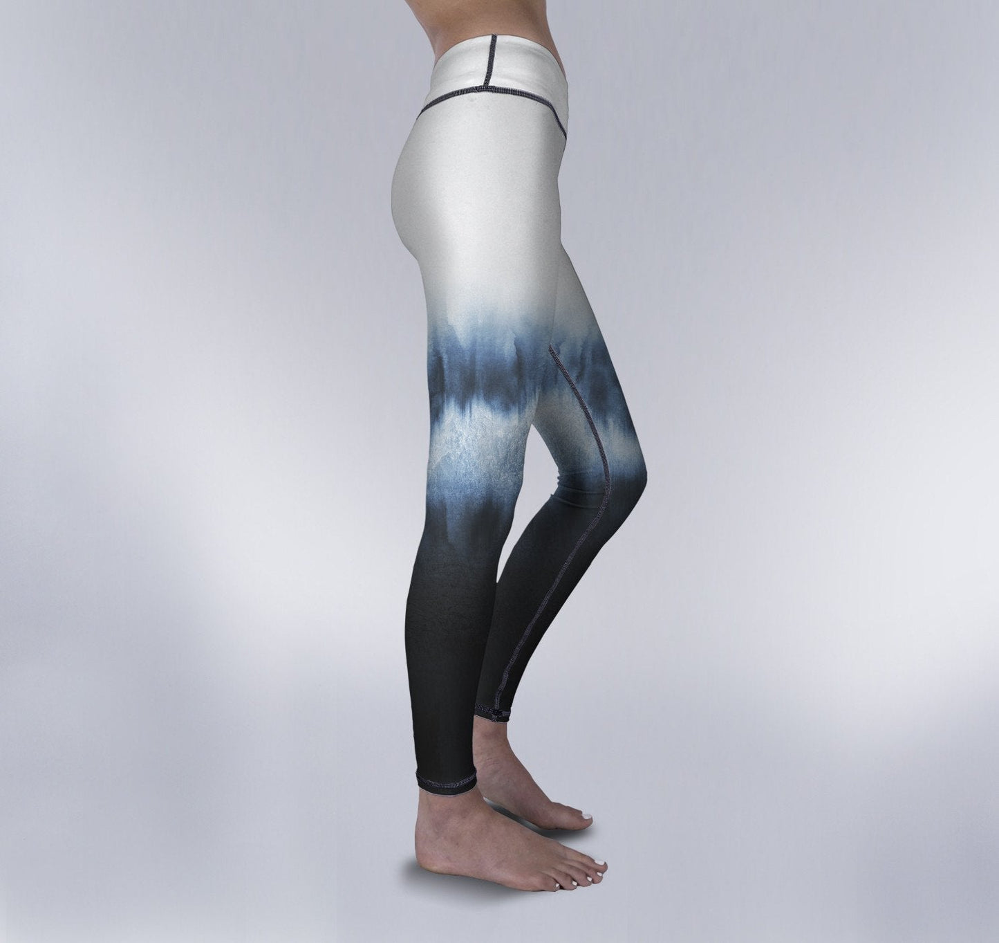 Breathable Forest Leggings with Antibacterial Fabric Design