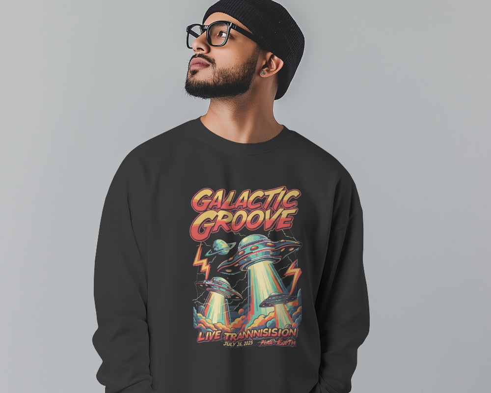 Long-sleeve - Galactic Groove Unisex Heavy Blend™ Crewneck Sweatshirt - StyleMZ