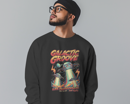 Galactic groove Unisex Heavy Blend™ Crewneck Sweatshirt - StyleMZ