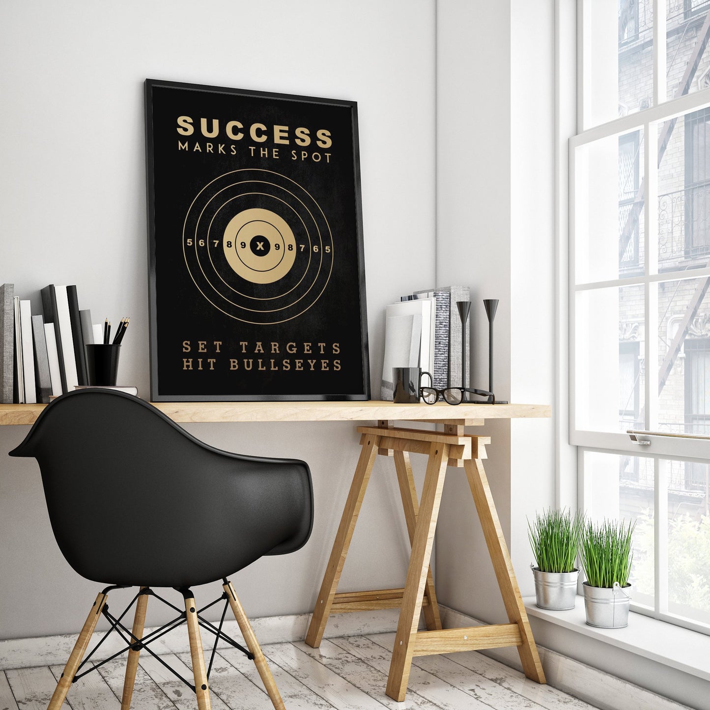 Success Marks the Spot Poster on Quality Satin Paper