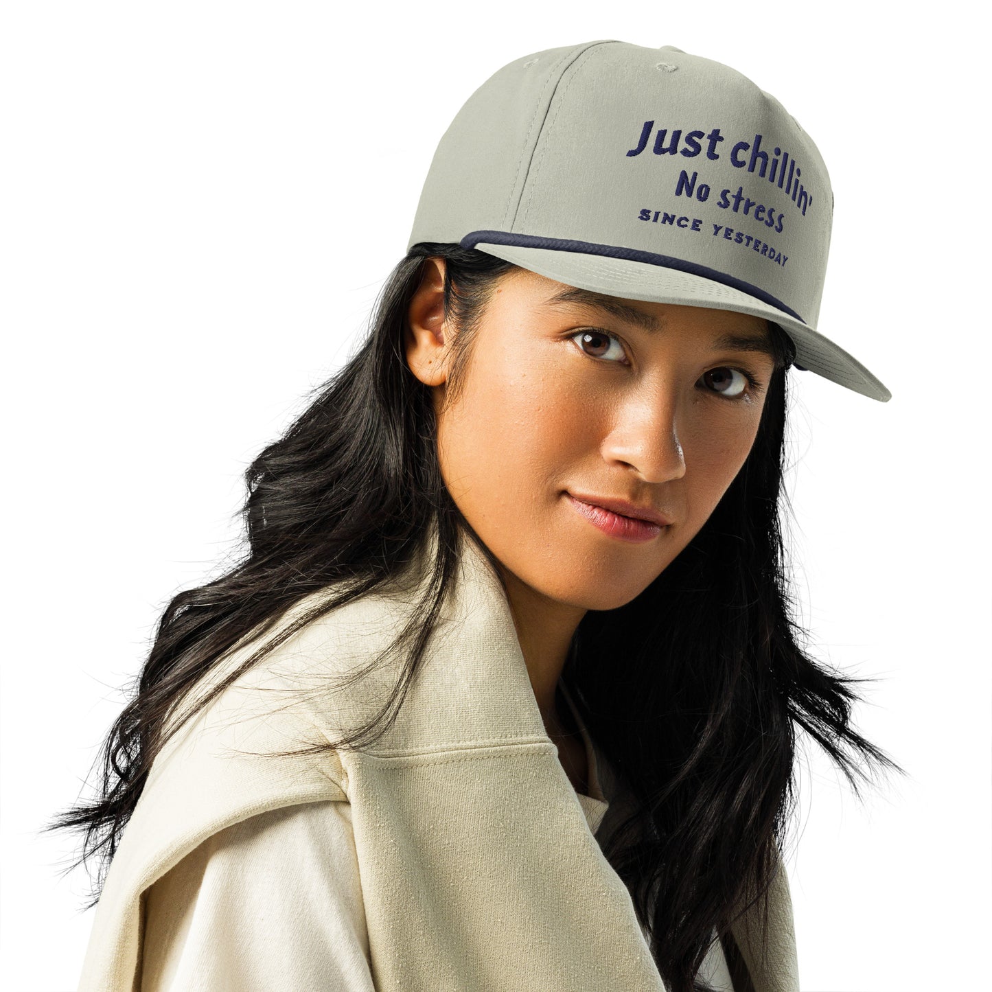 Just chillin' no stress Golf rope cap - StyleMZ