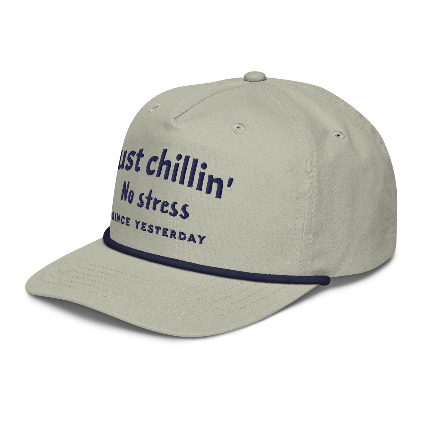 Just chillin' no stress Golf rope cap - StyleMZ