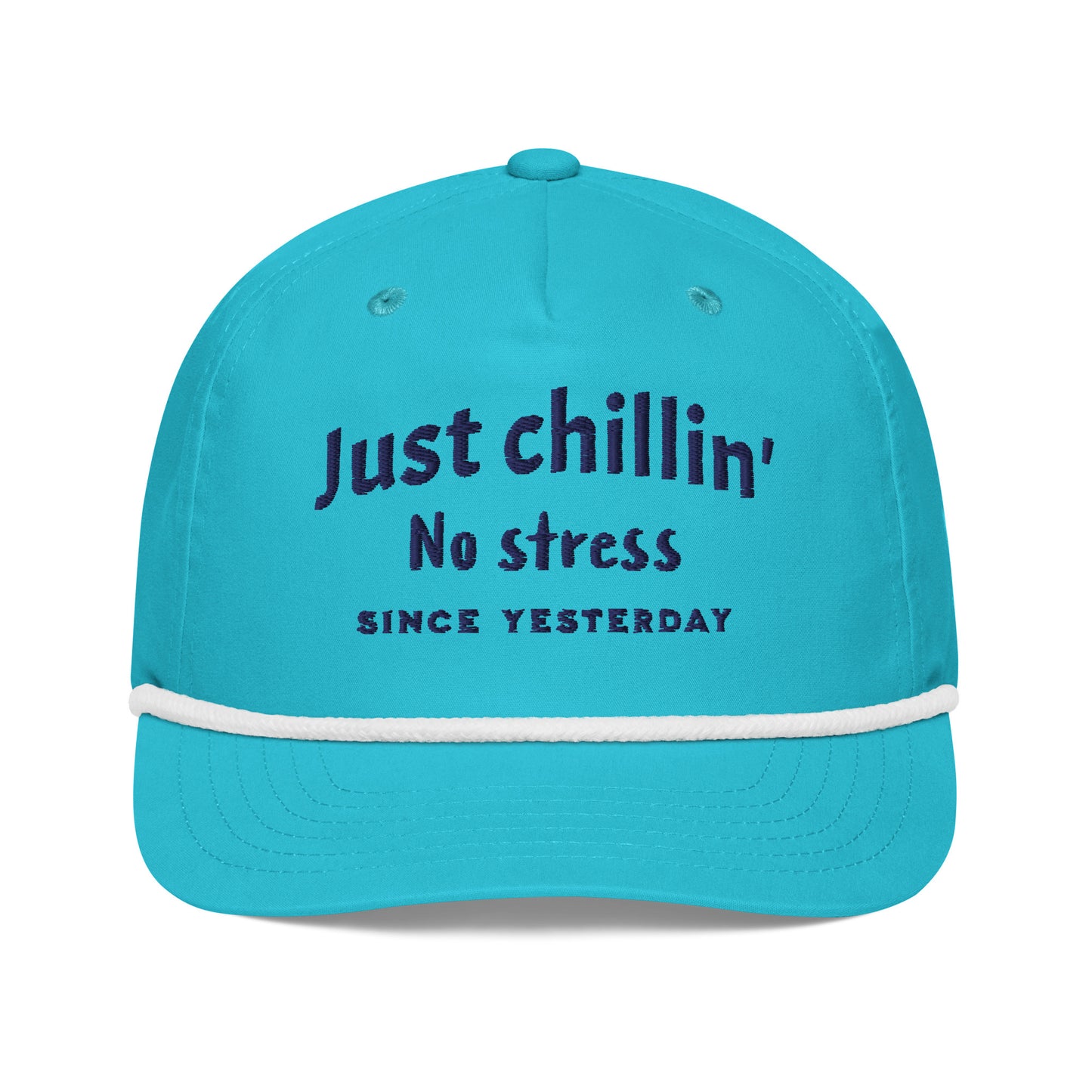 Just chillin' no stress Golf rope cap - StyleMZ