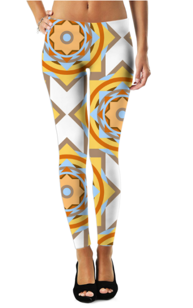 Graphic Pattern (5) Leggings for Workouts and Casual Wear