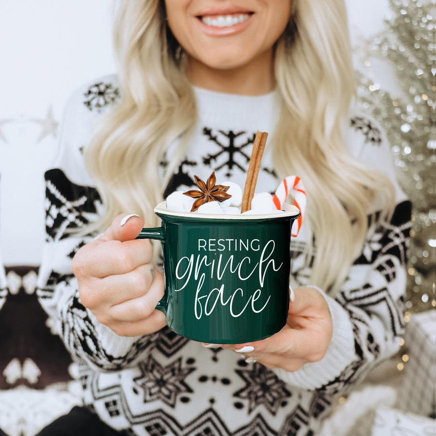 Grinch Face Mug - Stylemz