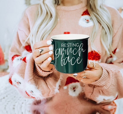 Grinch Face Mug - Stylemz