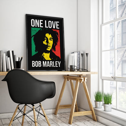 One Love Poster Printed in the USA on Quality Paper