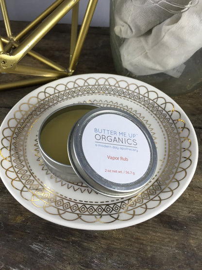 Handmade Organic Vapor Rub for Natural Relief and Healing