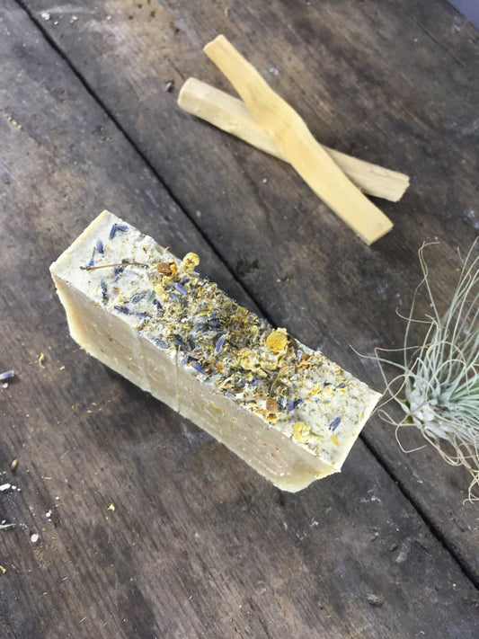 Calming Lavender and Chamomile Vegan Soap Bar 4oz