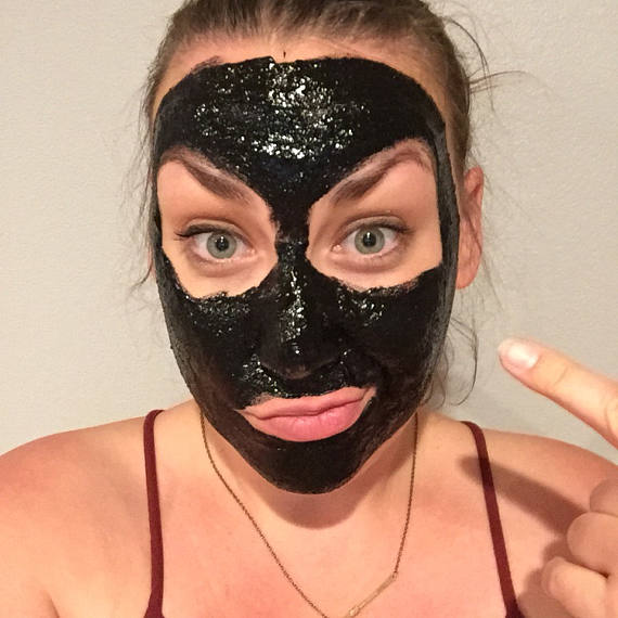 Vegan Activated Charcoal Peel Off Mask for Clear Skin