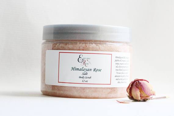 Himalayan Rose Salt Body Scrub - Moisturizing Glow