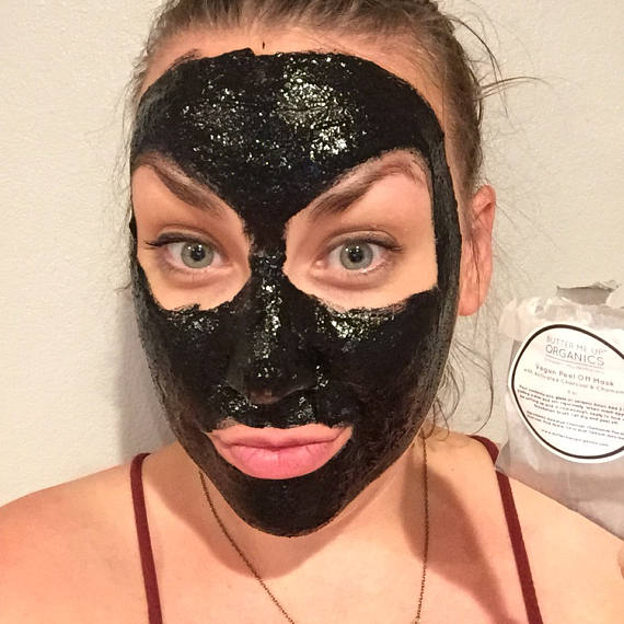 Vegan Activated Charcoal Peel Off Mask for Clear Skin