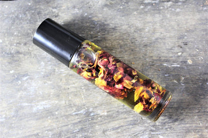 Organic Perfume Oil Blend with Healing Essentials and Rose