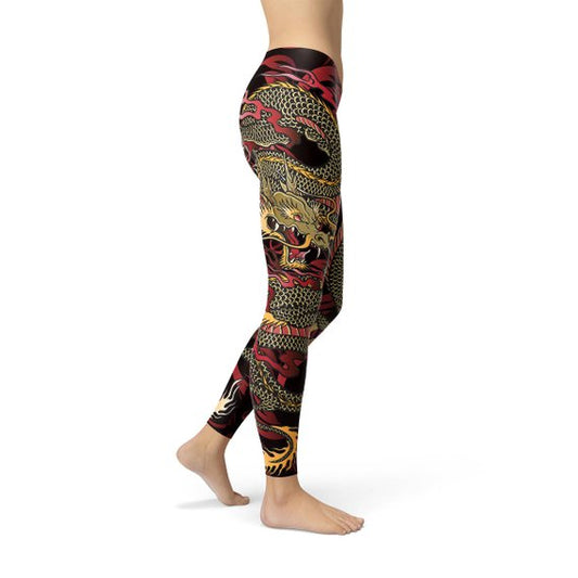 Womens Dragon Leggings - Stylemz