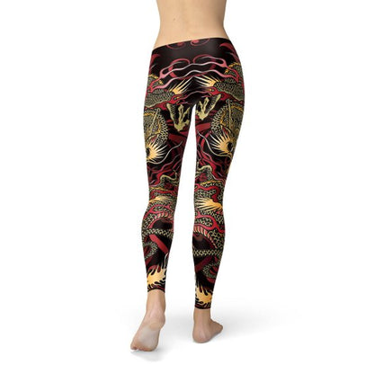 Womens Dragon Leggings - Stylemz