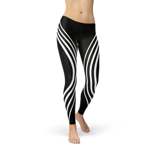 Womens Black Venom Leggings - Stylemz