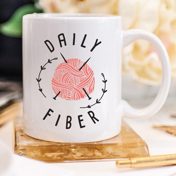 Daily Fiber Coffee Mug, Ceramic Coffee Mug, Gift - Stylemz