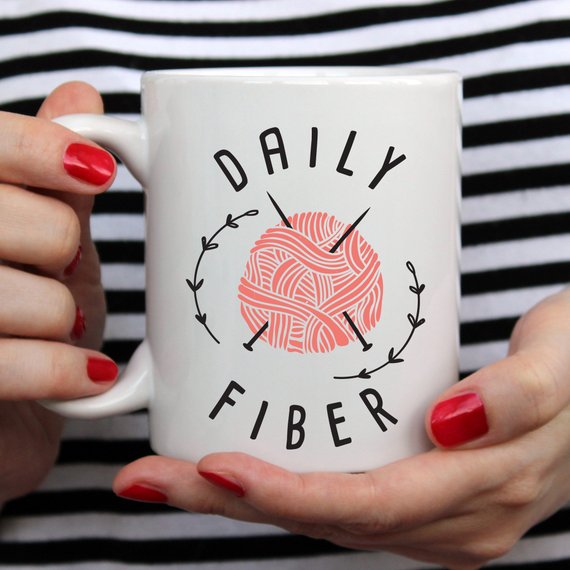 Daily Fiber Coffee Mug, Ceramic Coffee Mug, Gift - Stylemz