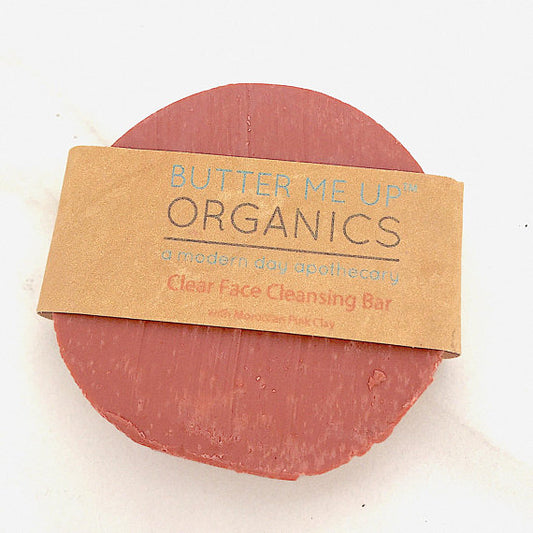 Organic Facial Bar / Organic Face Soap / Rose Clay - Stylemz