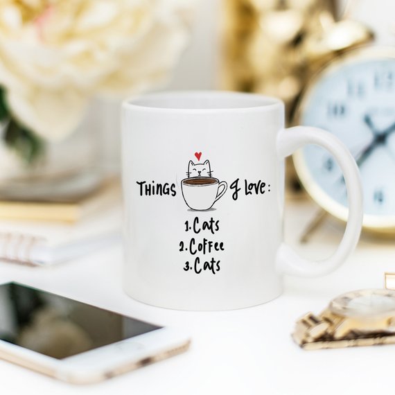 Funny Coffee Mug For The Cat Lover, Cat Coffee - Stylemz