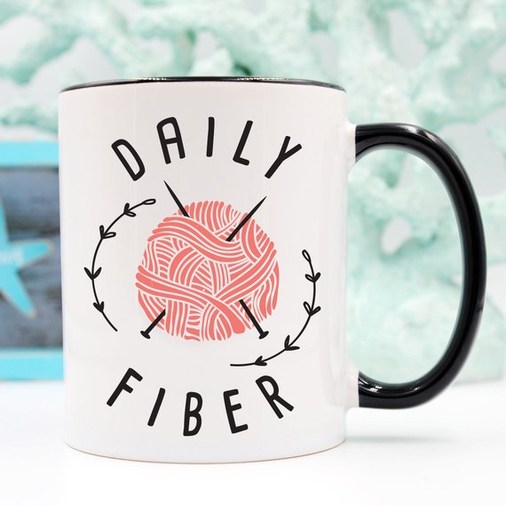 Daily Fiber Coffee Mug, Ceramic Coffee Mug, Gift - Stylemz