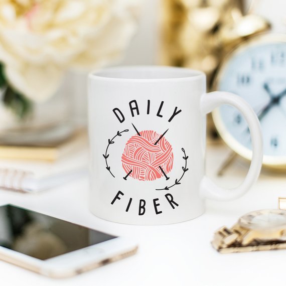 Daily Fiber Coffee Mug, Ceramic Coffee Mug, Gift - Stylemz