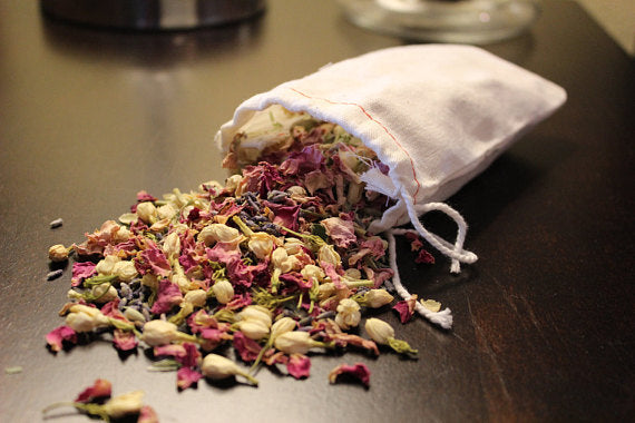 Sexy Organic Bath Tea or Sachet for Aromatherapy Bliss