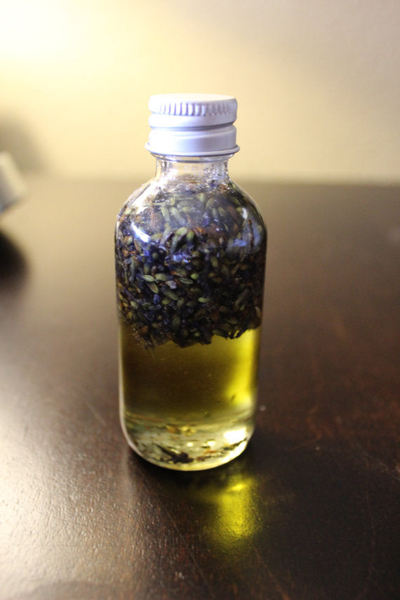 Bath Oil Healing and Relaxing Lavender for Skin Care