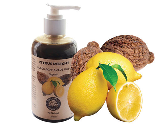 Organic Citrus Delight Face & Body Wash with Essential Oils