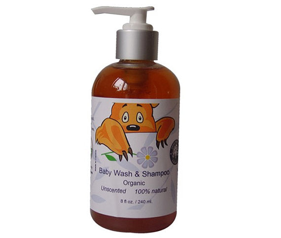 Organic Baby wash and shampoo for sensitive skin, - Stylemz