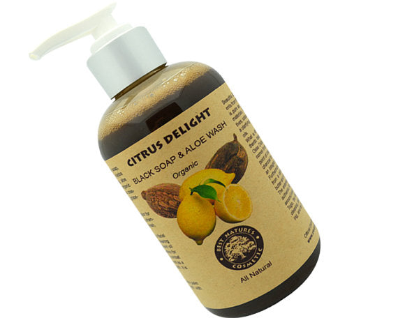 Organic Citrus Delight Face & Body Wash with Essential Oils