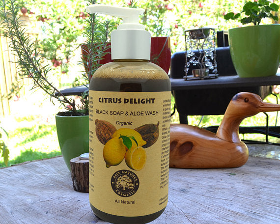 Organic Citrus Delight Face & Body Wash with Essential Oils