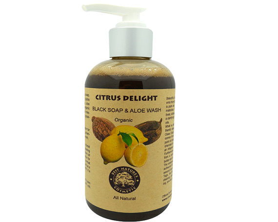 Organic Citrus Delight Face & Body Wash with Essential Oils