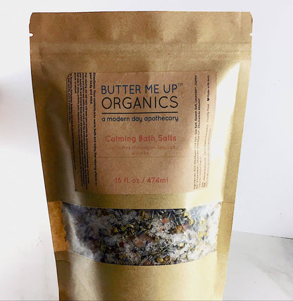 Calming Bath Salts for Detox and Relaxation with Lavender & Chamomile