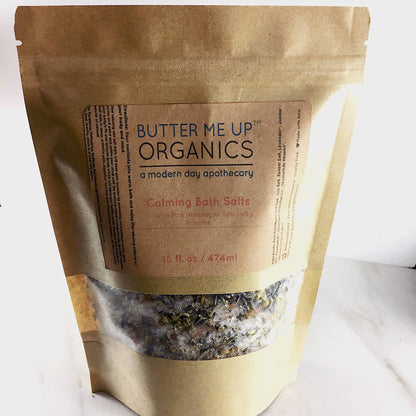 Calming Bath Salts for Detox and Relaxation with Lavender & Chamomile