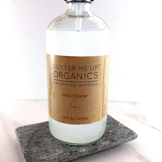 Natural Glass Cleaner with Organic Lime - Streak-Free Shine