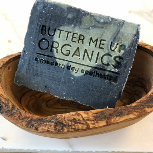 Organic Lemongrass Mint with Activated Charcoal Soap