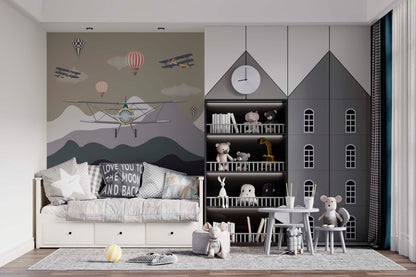 Retro Air Transport Wall Mural