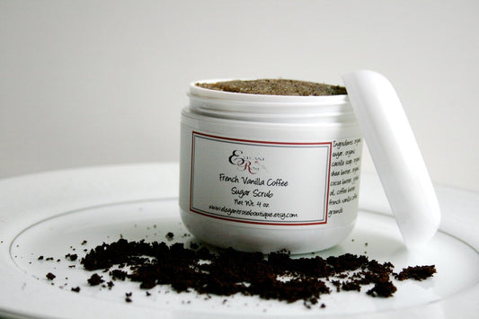 Organic French Vanilla Coffee Scrub for Soft Skin