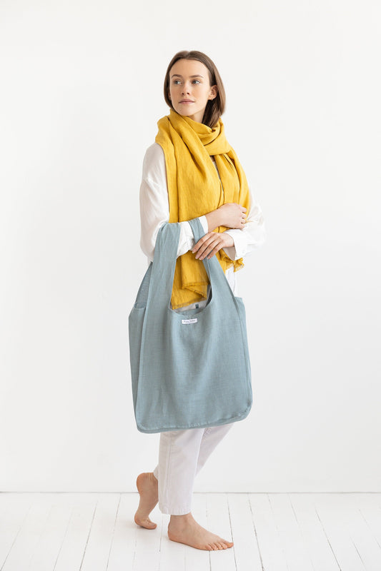 Honey Linen Scarf for All Seasons - Soft & Stylish Accessory