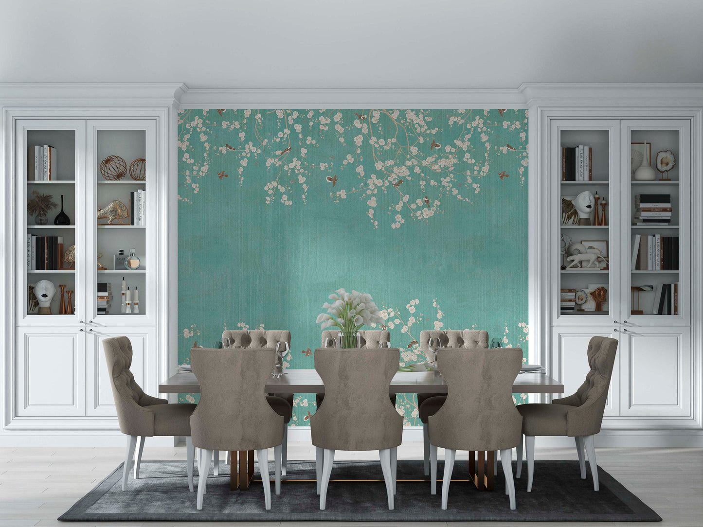 Vintage blossom chinoiserie