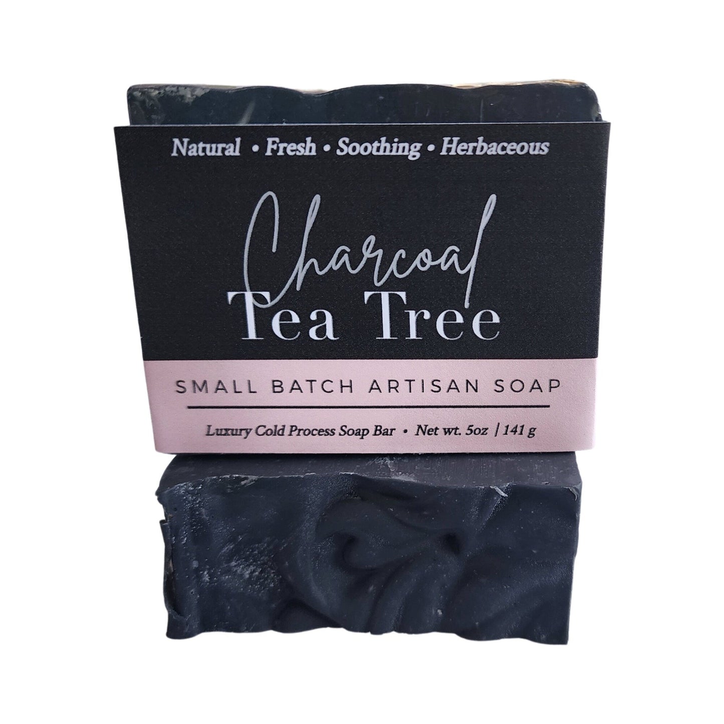 Charcoal Tea Tree Soap - Vegan Handmade Skincare Bar